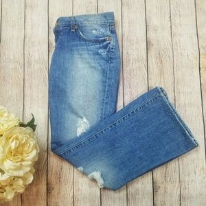 Lucky Brand Sweet Dream Distressed Bootcut Jean